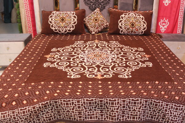 High Quality (Jaquard Velvet) Bed Sheet - Image 3