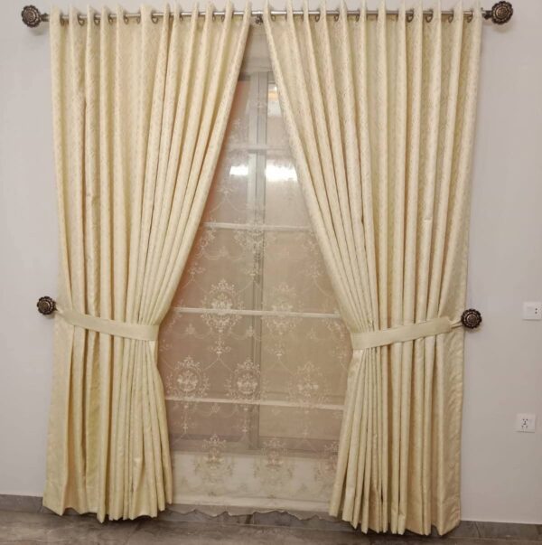 Texture Curtains With Shafoon