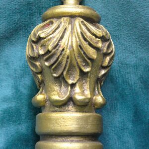 Ornate Brass Pipe End Stopper
