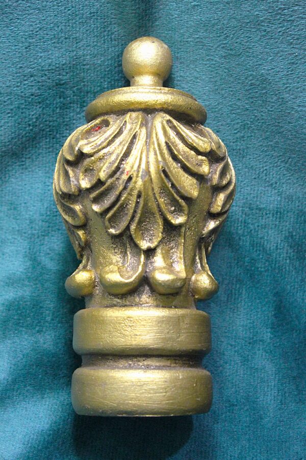 Ornate Brass Pipe End Stopper