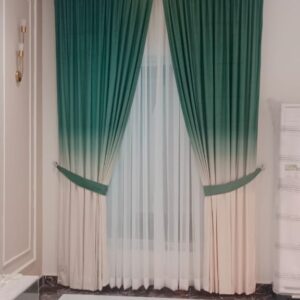 Digital Printed Curtains With Shafoon