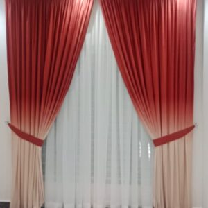 Digital Printed Curtains With Shafoon