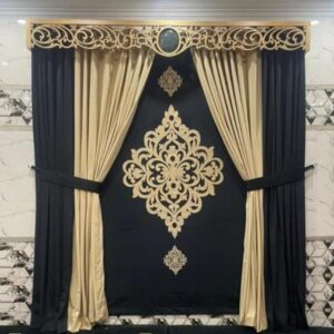 Velvet Curtains With Motive