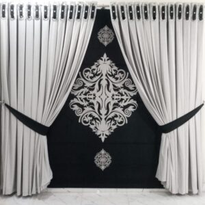 Velvet Curtains With Motive