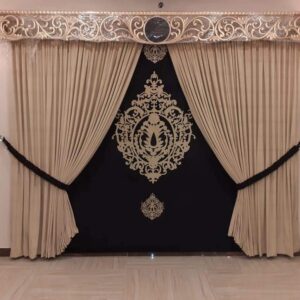 Velvet Curtains With Motive